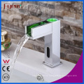 Fyeer Badezimmer-Wasserfall-Becken-Hahn-automatischer Sensor-Hahn mit LED (QH0155F)